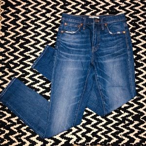Madewell High Rise Slim Boyjean